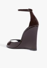 Scarlett Wedge Patent Leather Sandal