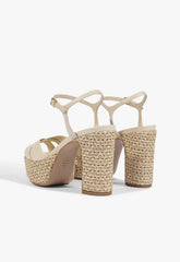 Keefa Raffia Platform Sandal
