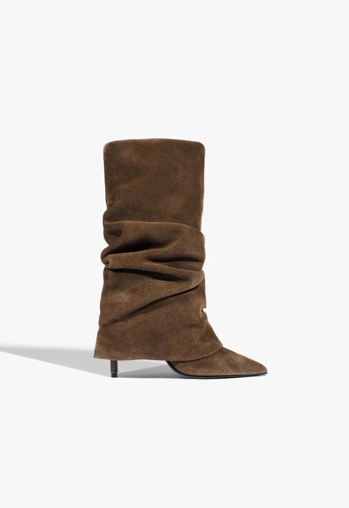 Mikki Cloak Suede Bootie