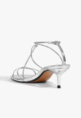 Jules Mid Metallic Leather Sandal
