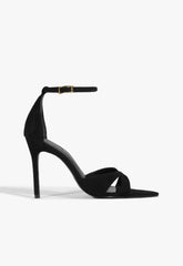 Hilda Leaf Suede Sandal