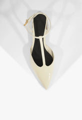 Allure T Patent Flat