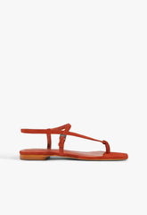 Lisa Suede Flat Sandal