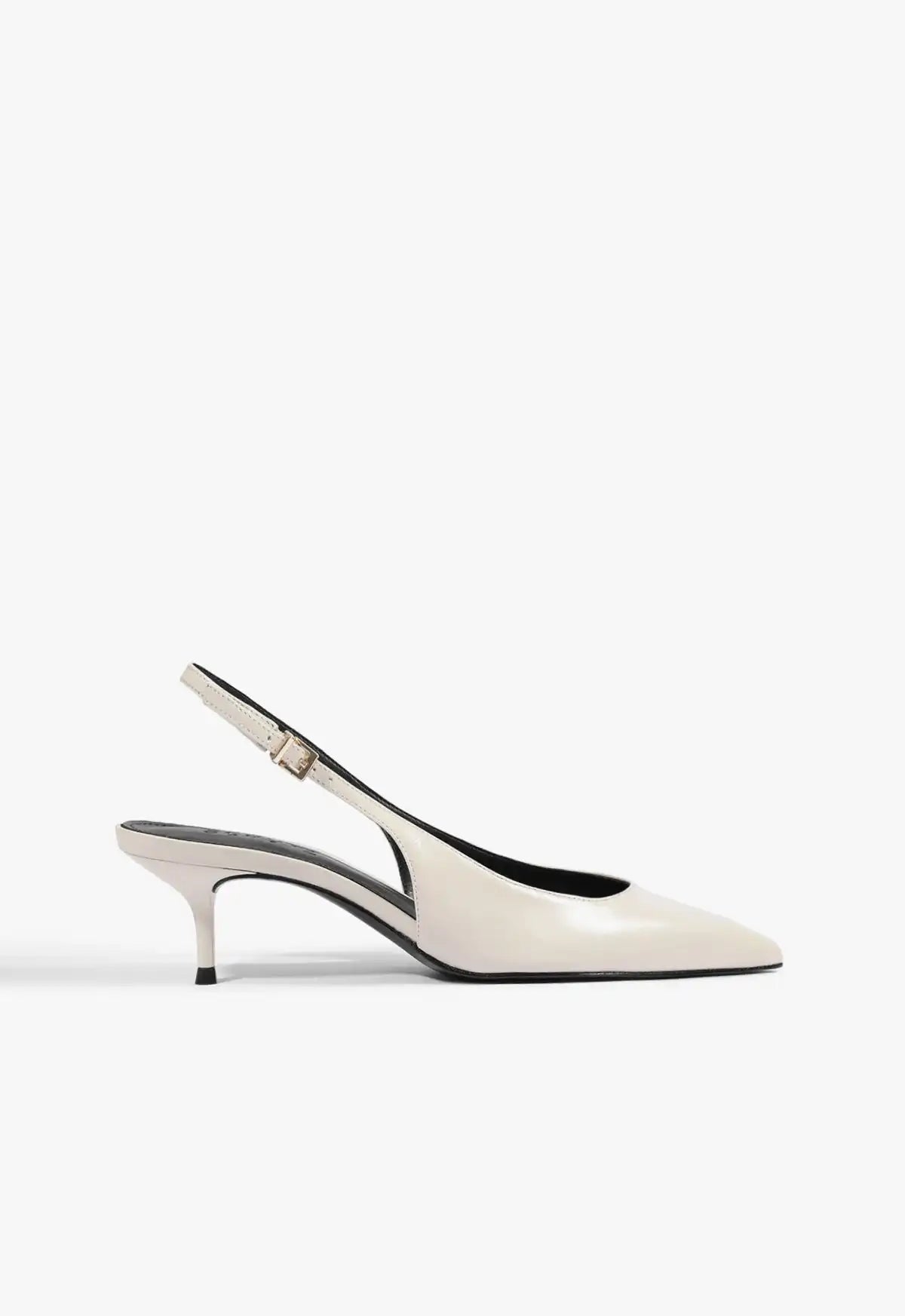 Paola Mid Leather Pump