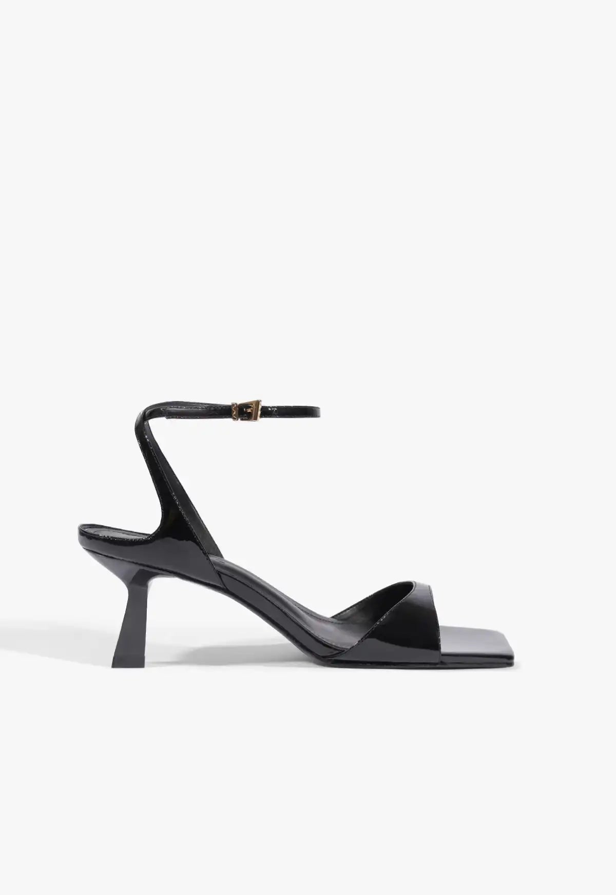 Ciara Mid Patent Leather Sandal