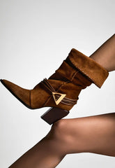Sable Leather Bootie