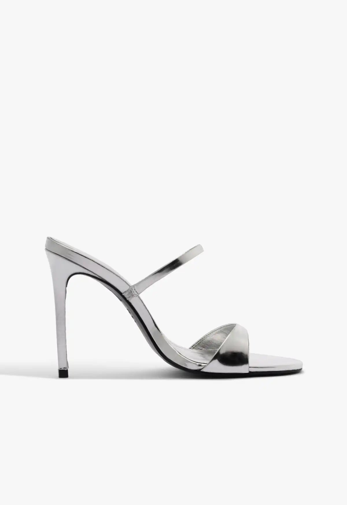 Jessica Mule Metallic Sandal