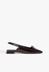 Violetta Sculpt Patent Flat