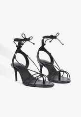 Demetria Mid Leather Sandal