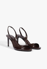 Scarlett Sling Mid Patent Leather Sandal