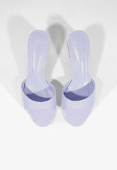 Harriet Mid Mule Patent Sandal