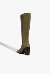 Mikki Up Block Suede Boot