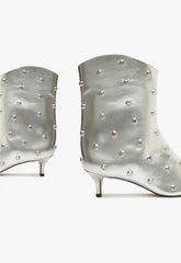 Maryann Metallic Leather Bootie