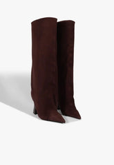 Terry Up Leather Boot