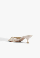Tara Mule Mid Leather Sandal