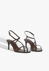 Azure Mid Patent Sandal