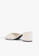 Keefa Block Mule Leather Sandal
