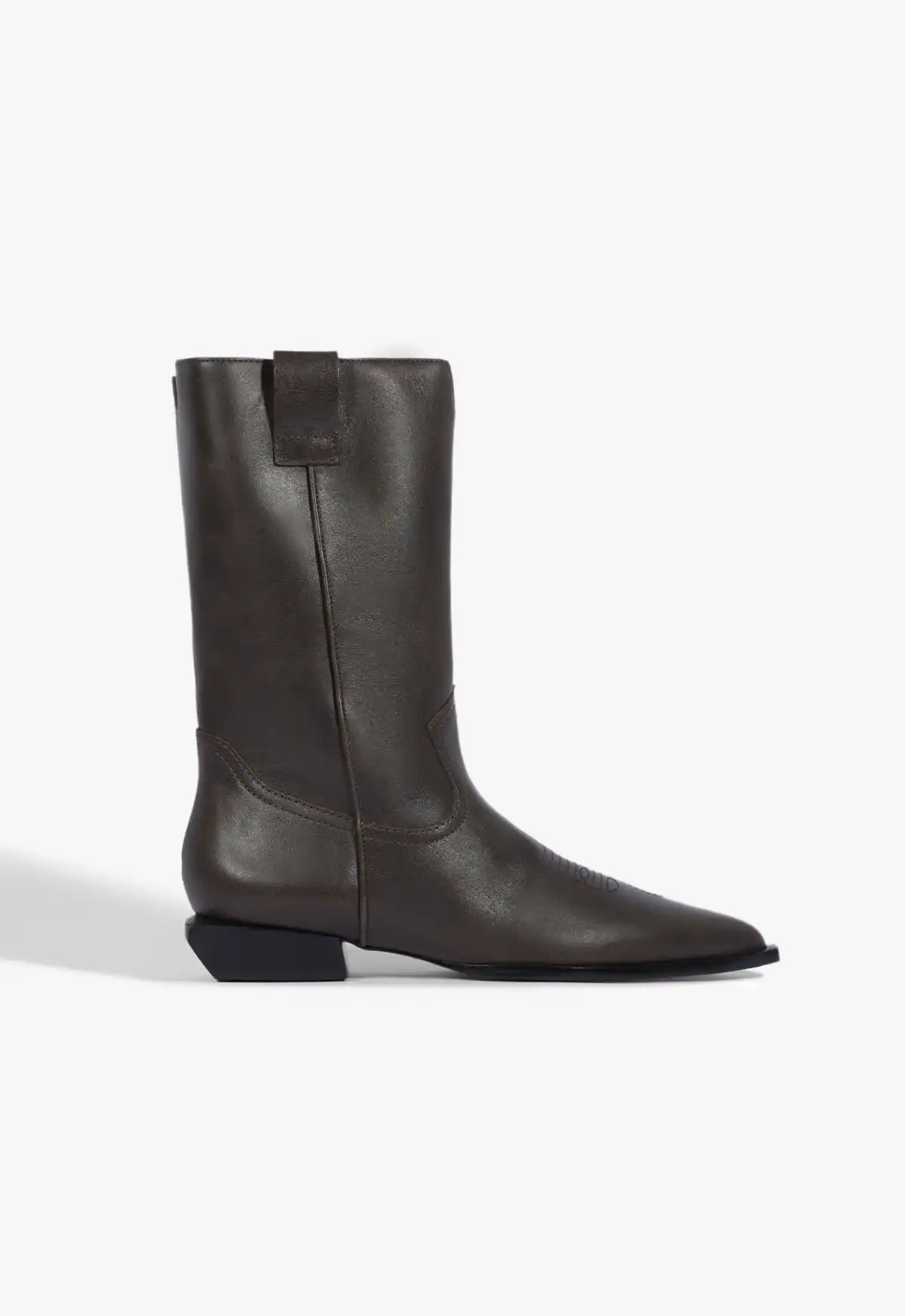Ashley Leather Bootie