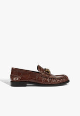 Yasmina Croc Flat