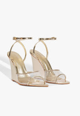 Elodie Vinyl Wedge Sandal