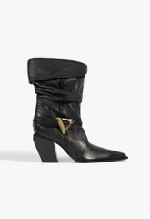 Sable Leather Bootie