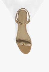 Aurora Mid Block Leather Sandal