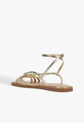 Adele Leather Flat Sandal