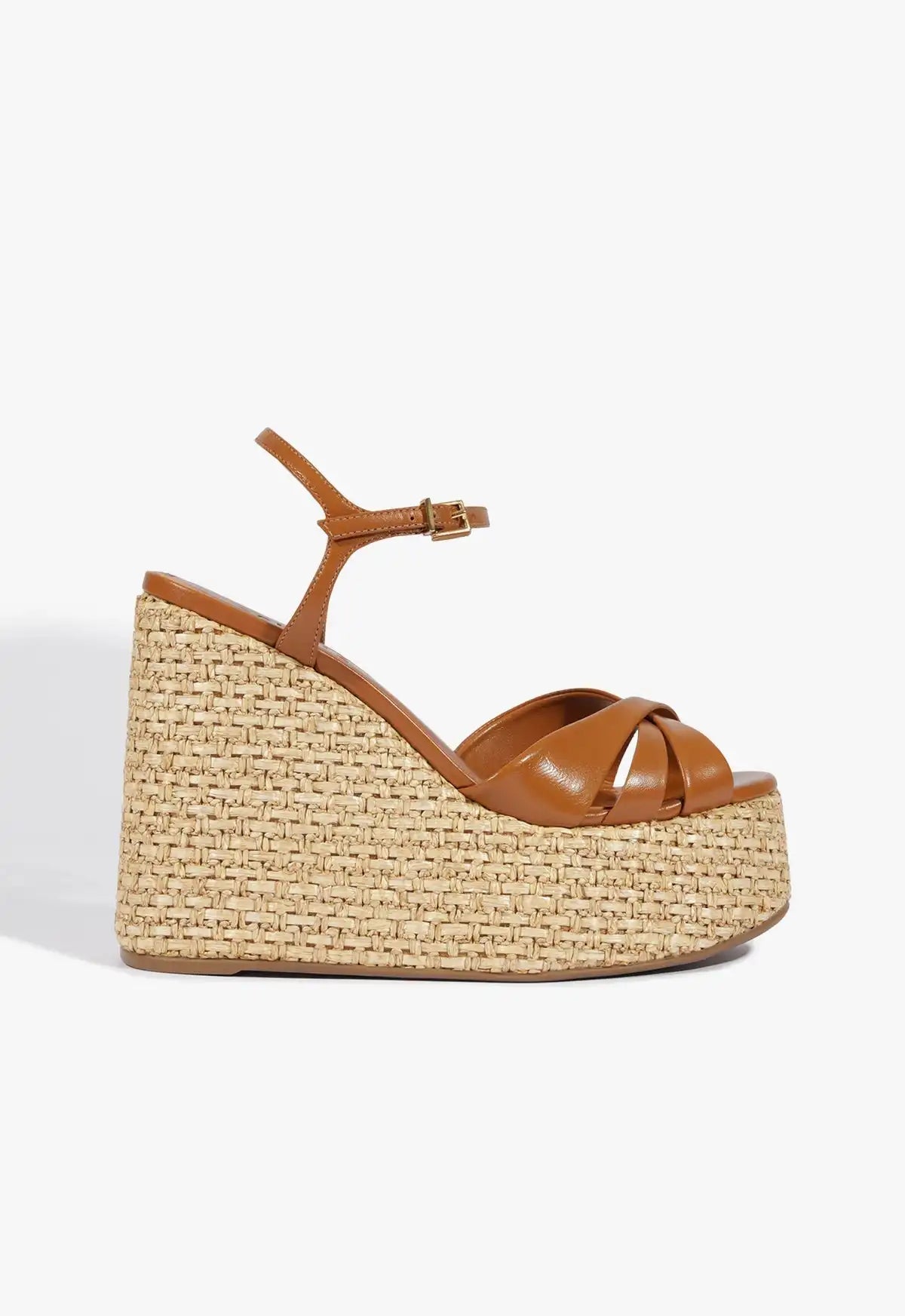 Keefa Raffia Wedge Sandal