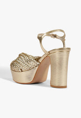 Marbella Leather Platform Sandal