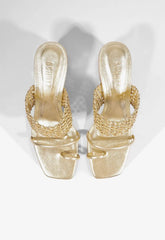 Aberdeen Mid Metallic Sandal
