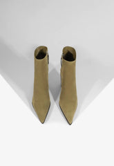 Mikki Block Suede Bootie