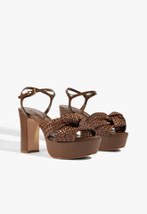 Marbella Leather Platform Sandal