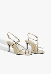Azure Mid Metallic Sandal