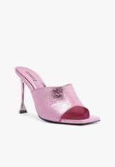 Nattie Metallic Leather Sandal