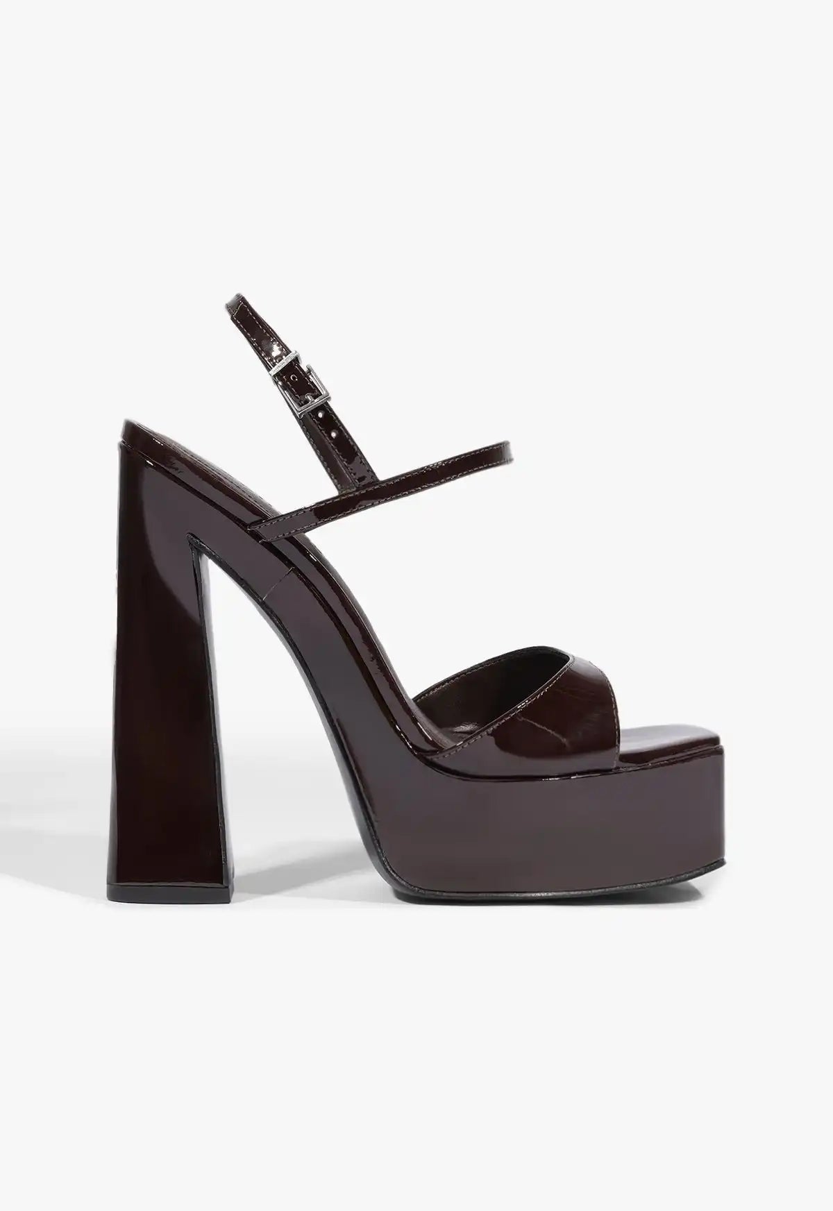 Arlene Patent Sandal