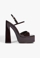Arlene Patent Sandal
