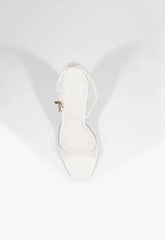 Scarlett Block Vinyl Patent  Sandal