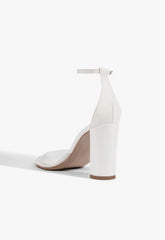 Scarlett Block Vinyl Patent  Sandal