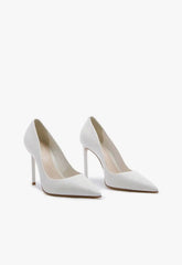 Lou High Stiletto White Pump