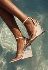 Elodie Vinyl Wedge Sandal