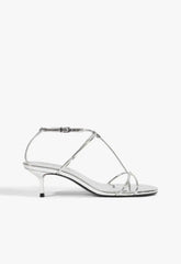 Jules Mid Metallic Leather Sandal