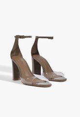 Scarlett Block Vinyl Patent  Sandal