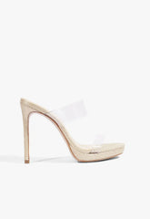 Ariella Raffia Platform Sandal