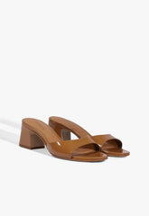 Harriet Mid Mule Patent Sandal