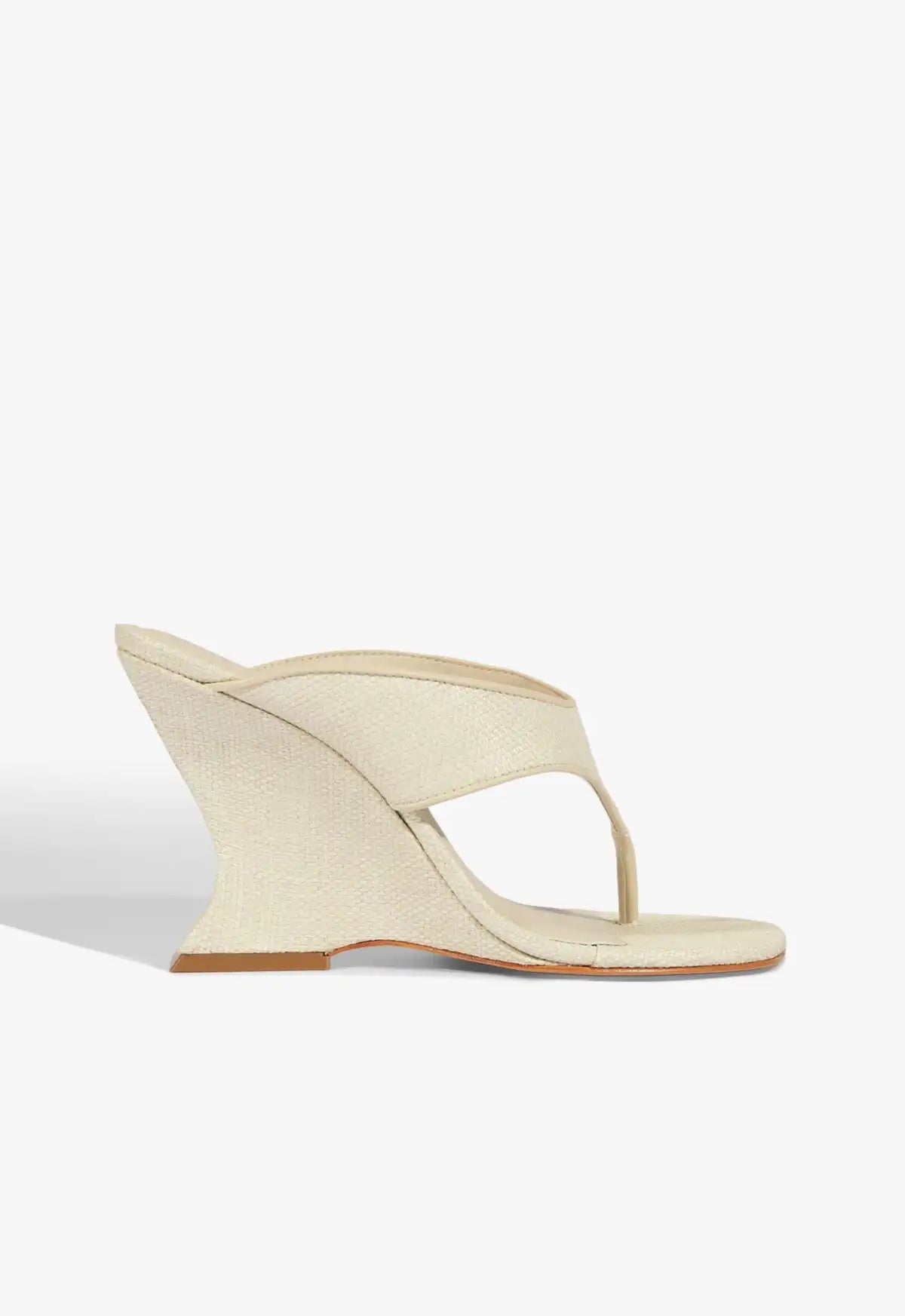 Maya Raffia Wedge Sandal