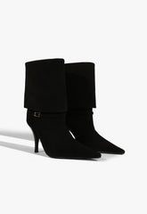 Rudy Buckle Suede Bootie