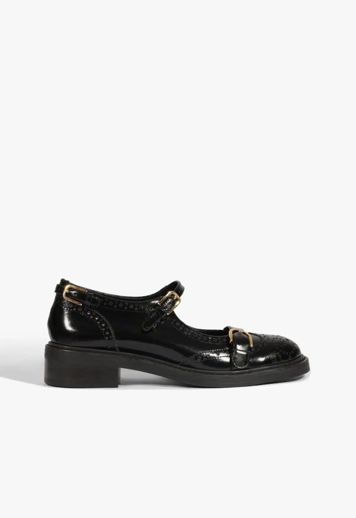 Dafne Leather Flat