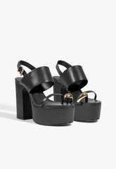 Mandy Platform Leather Sandal