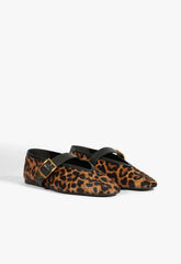 Courtney Buckle Hair Calf Flat