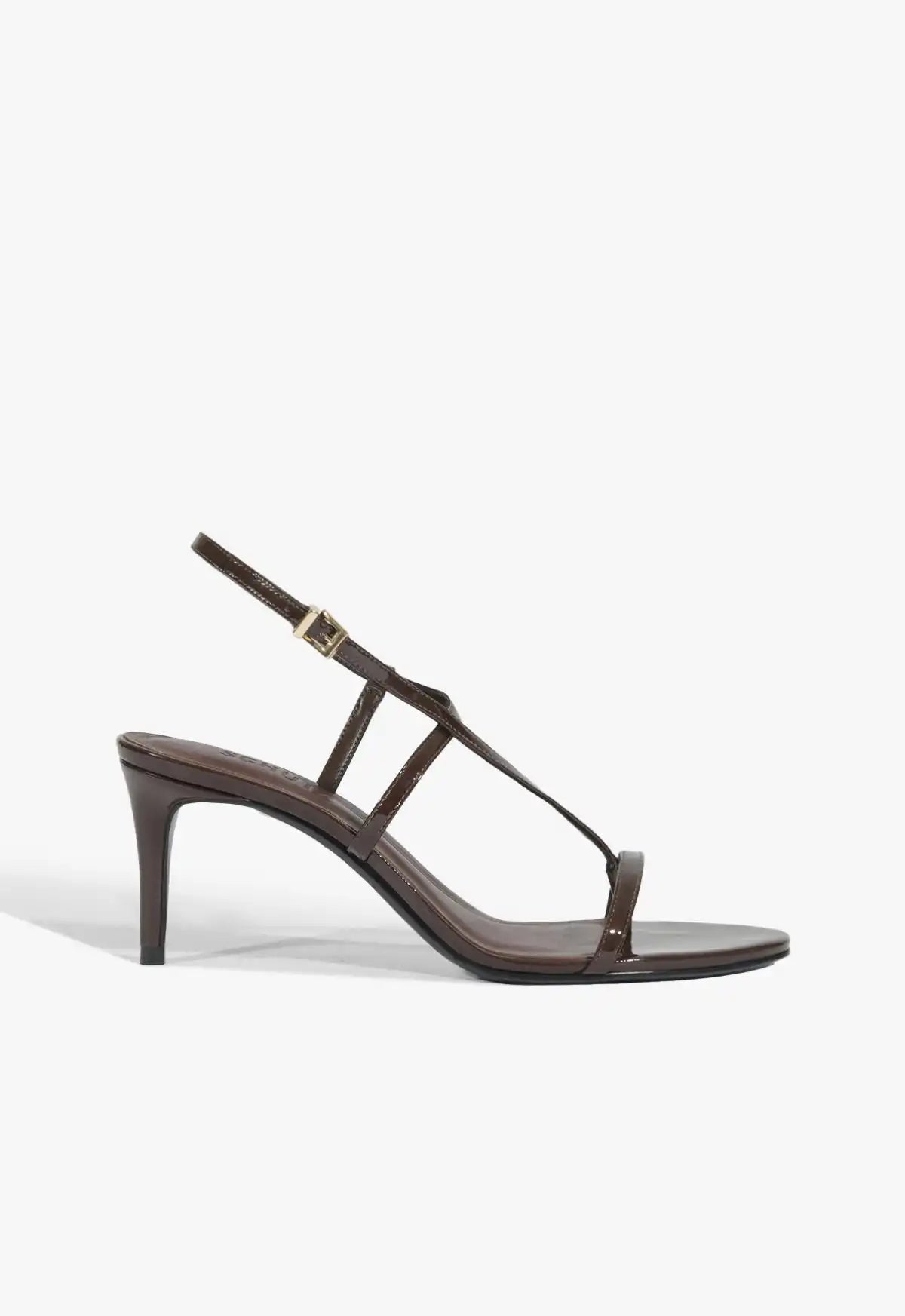 Azure Mid Patent Sandal
